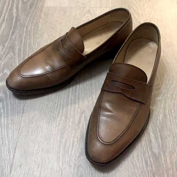 All leather Jack Erwin penny loafers - Picture 1 of 14